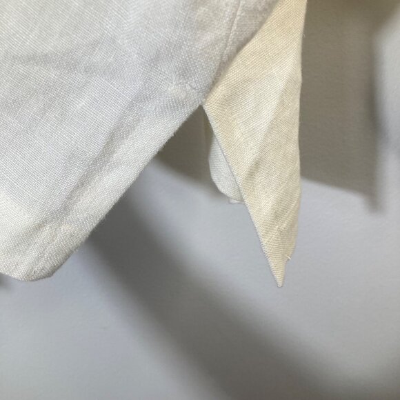 Womens Eskandar Lagenlook Linen Jacket Cream Esk Size O (US 6/8) - Picture 8 of 14